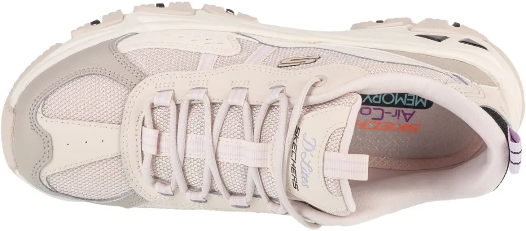 Skechers D'Lites Hiker, Vrouwen, Beige, Sneakers, maat: 39,5 - afbeelding 3 van 5