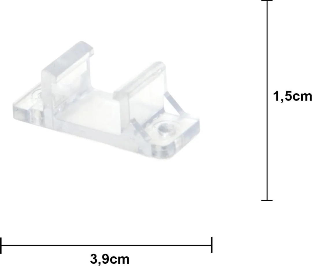 Star Trading Neoled Reel Bevestigingsclips - 10 Stuks - Transparant