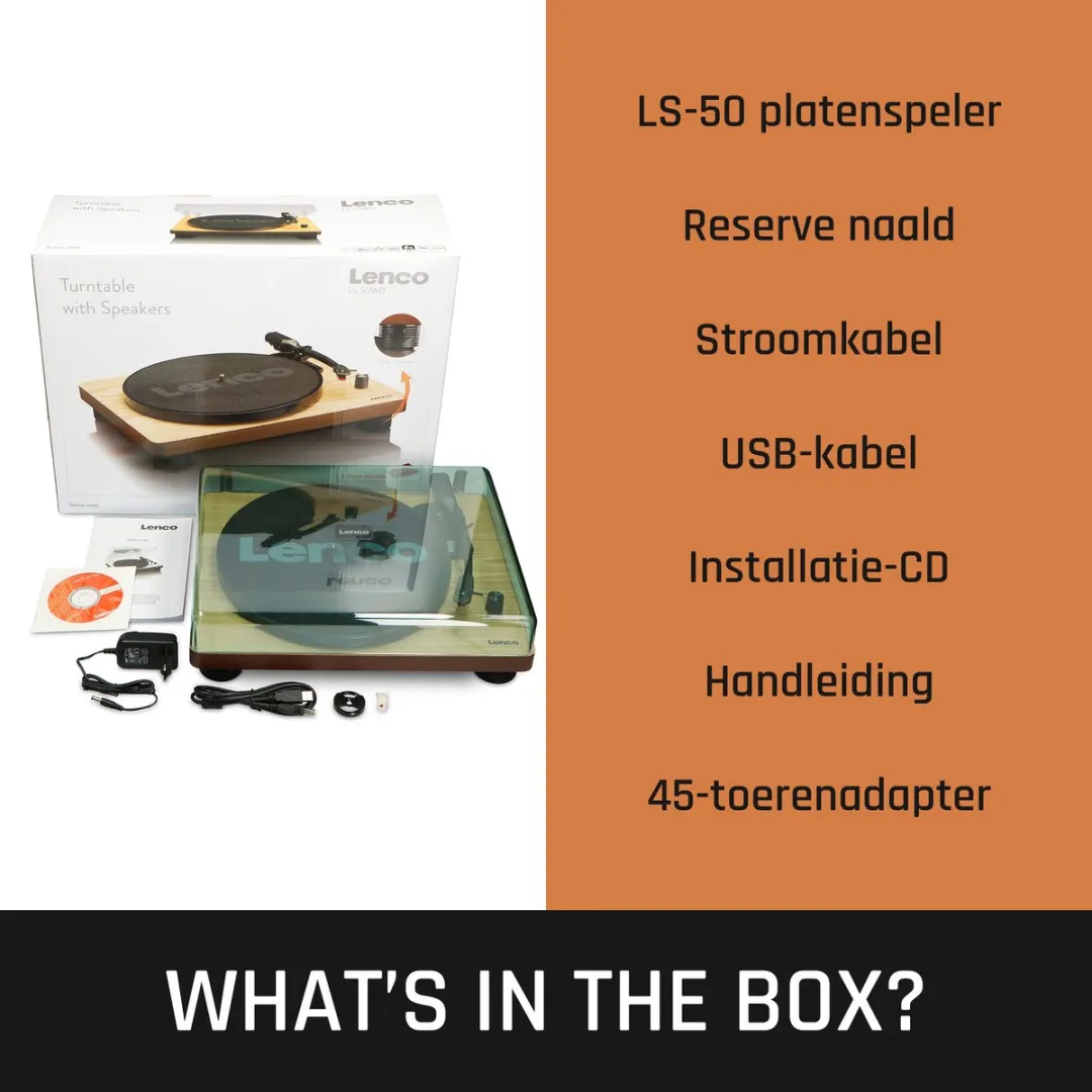 Lenco LS-50WD Platenspeler - Hout