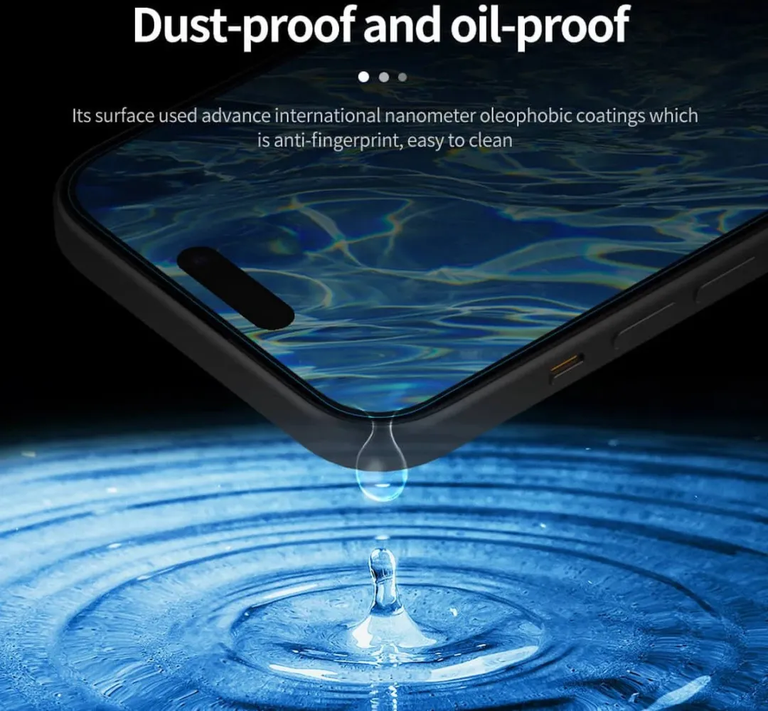 Nillkin H+ Pro 9H Glas iPhone 15 - Schermbeschermer