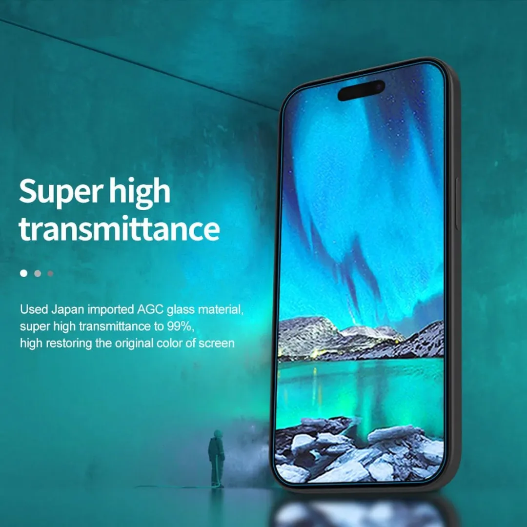 Nillkin H+ Pro 9H Glas iPhone 15 - Schermbeschermer - afbeelding 6 van 6