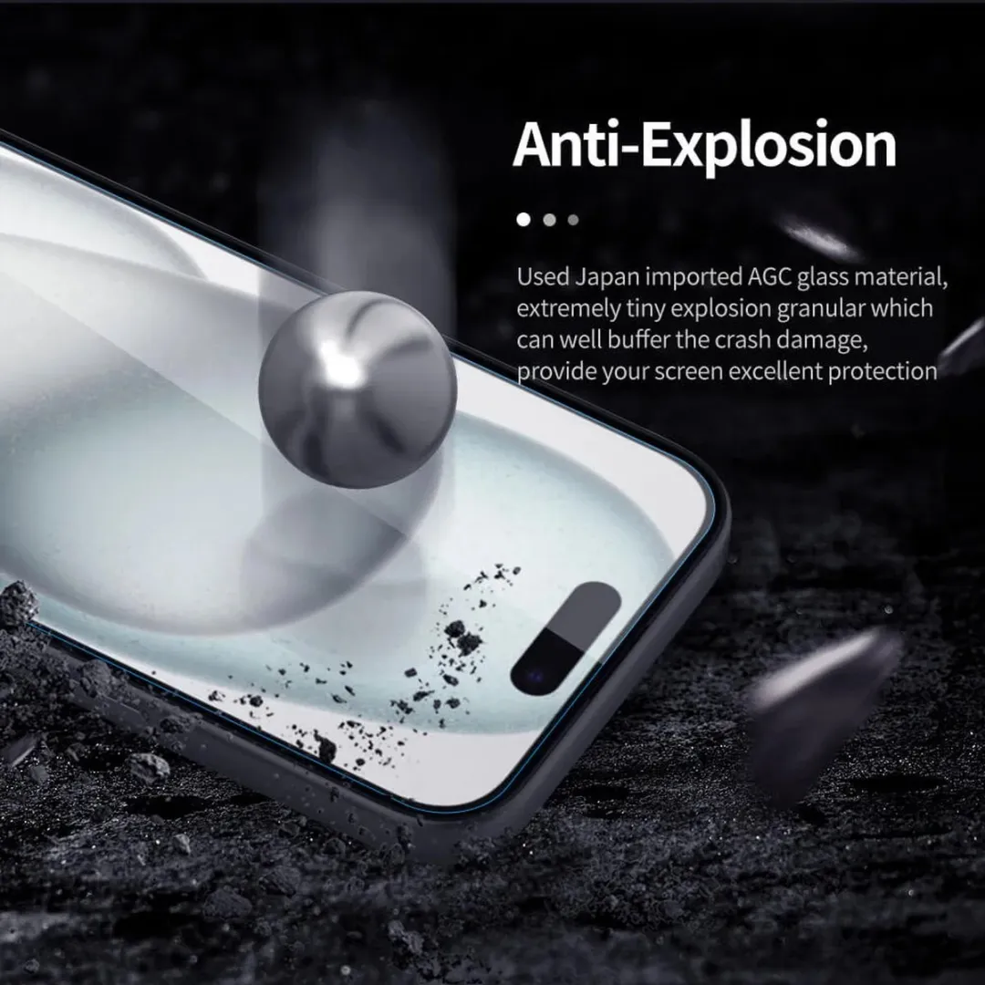 Nillkin H+ Pro 9H Glas iPhone 15 - Schermbeschermer