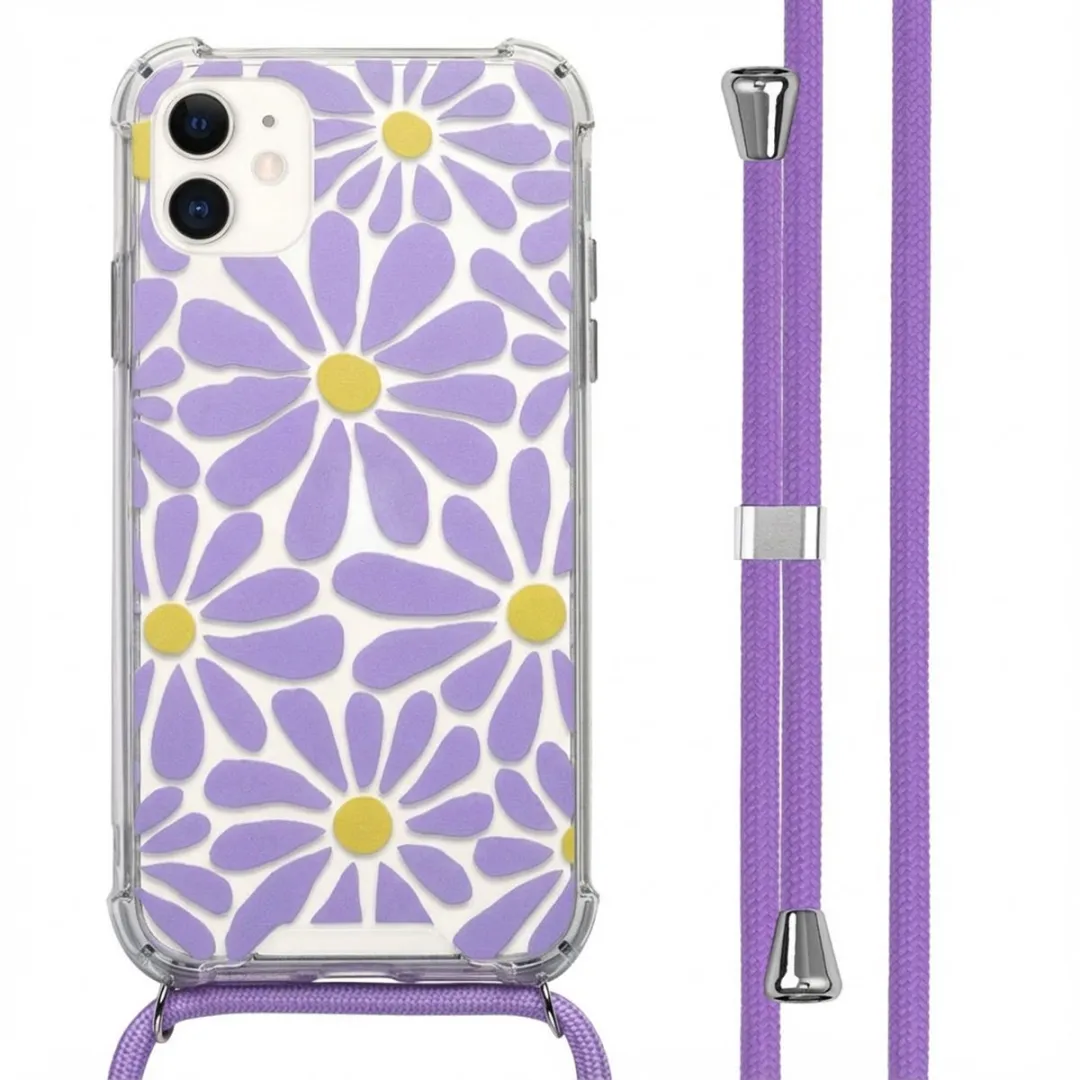 Imoshion Hoesje iPhone 11 Tropical Violet Flowers Connect
