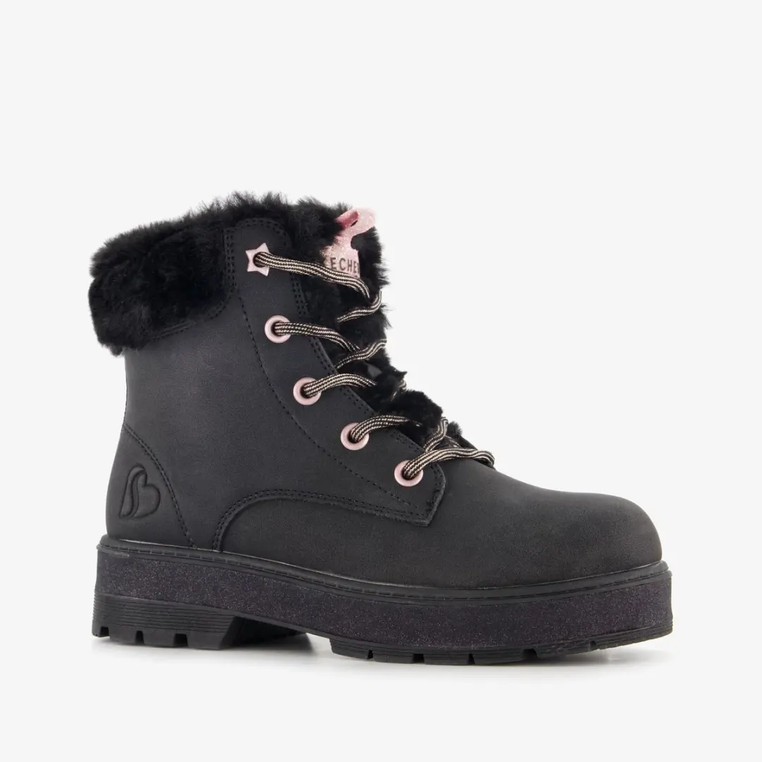 Skechers meisjes Street Glitz boots zwart