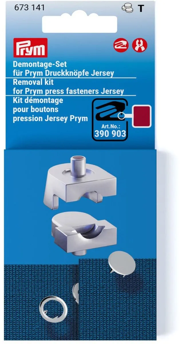 Prym Demontage-set Drukknopen 8+10mm Raspberry Color