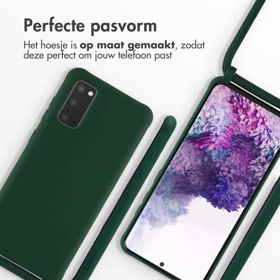Imoshion Siliconen Hoesje Samsung Galaxy S20 - Donkergroen