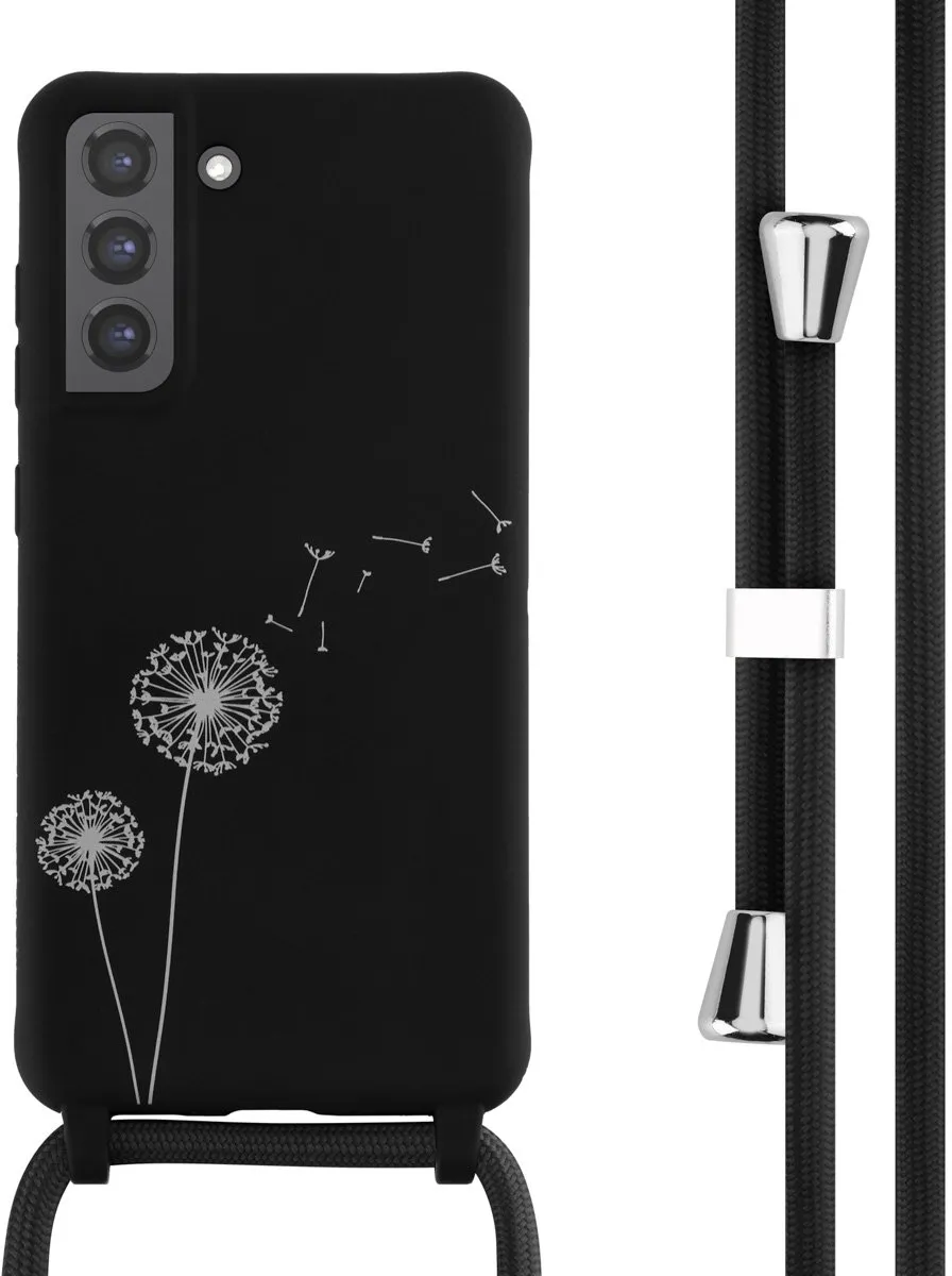 Imoshion Hoesje Samsung Galaxy S21 FE - Siliconen Dandelion Black