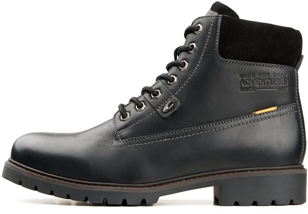 camel active Leren schoen met profielzool
