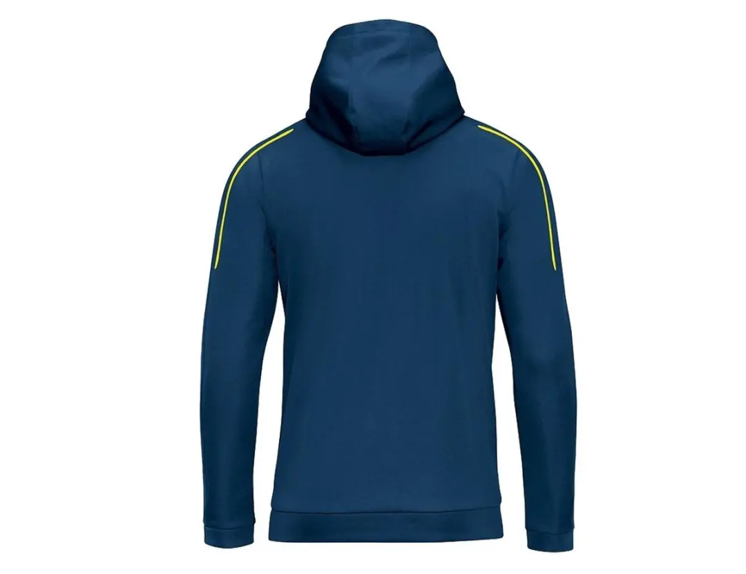 Jako Classico Dames Jas met Kap - 36 - Blauw - afbeelding 2 van 3