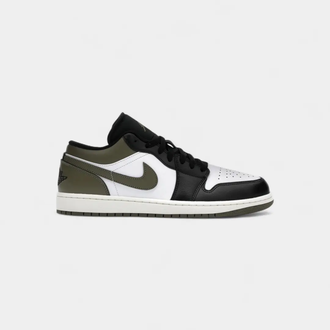Jordan 1 Low Black Toe Medium Olive