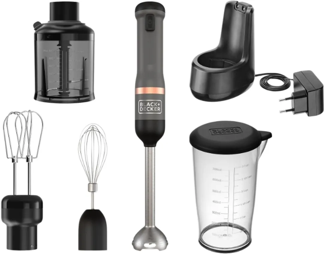 BLACK+DECKER KitchenWand BCKM1014KG Draadloze Staafmixer