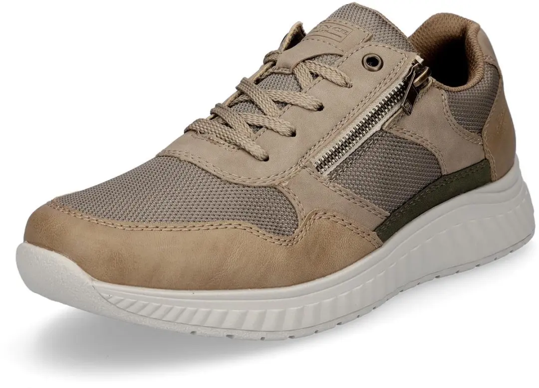 Rieker herentrainers beige bruin