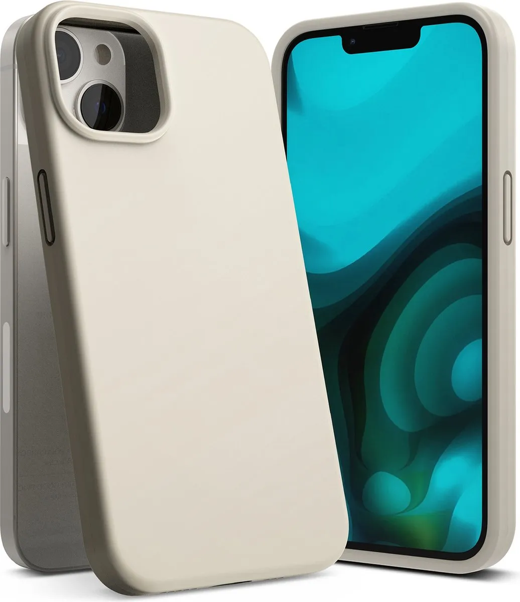 Ringke iPhone 14 Plus Siliconen Hoes - Grijs