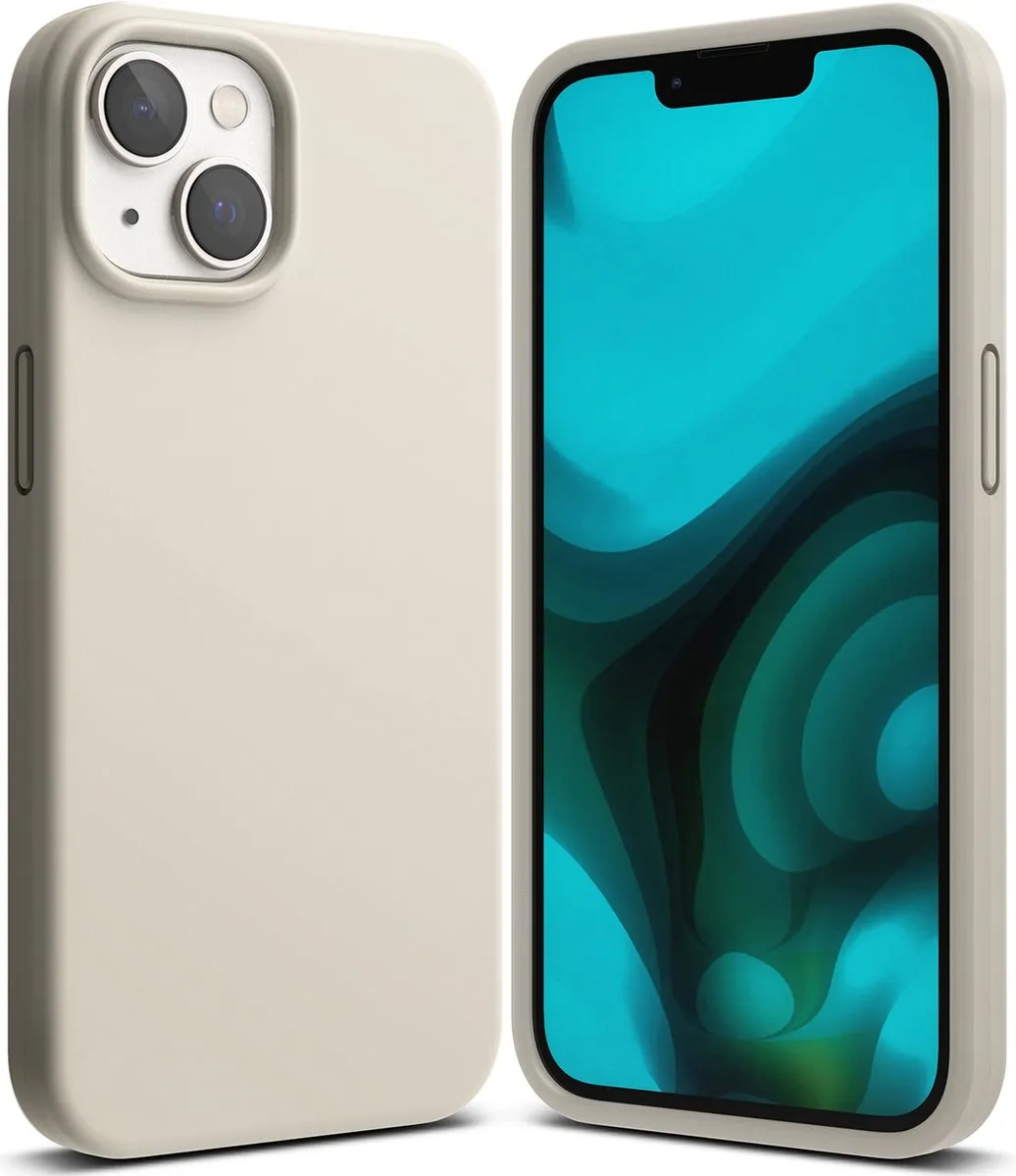 Ringke iPhone 14 Plus Siliconen Hoes - Grijs