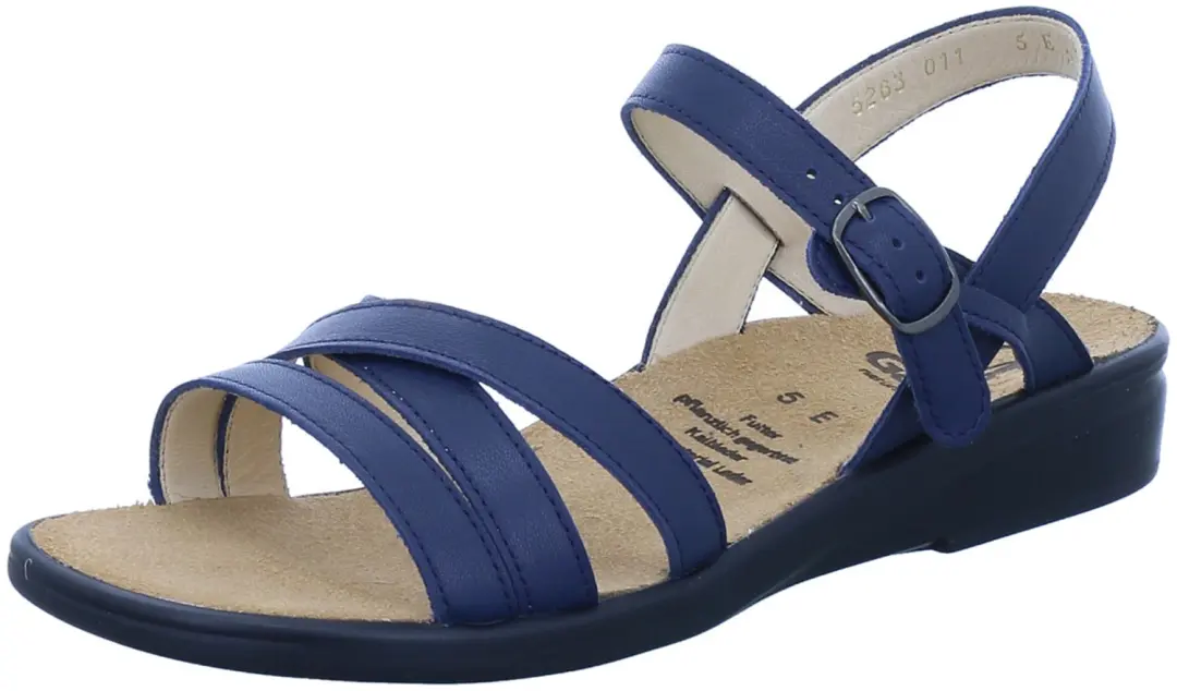 Ganter 202821-3500 dames slippers blauw maat 38.5