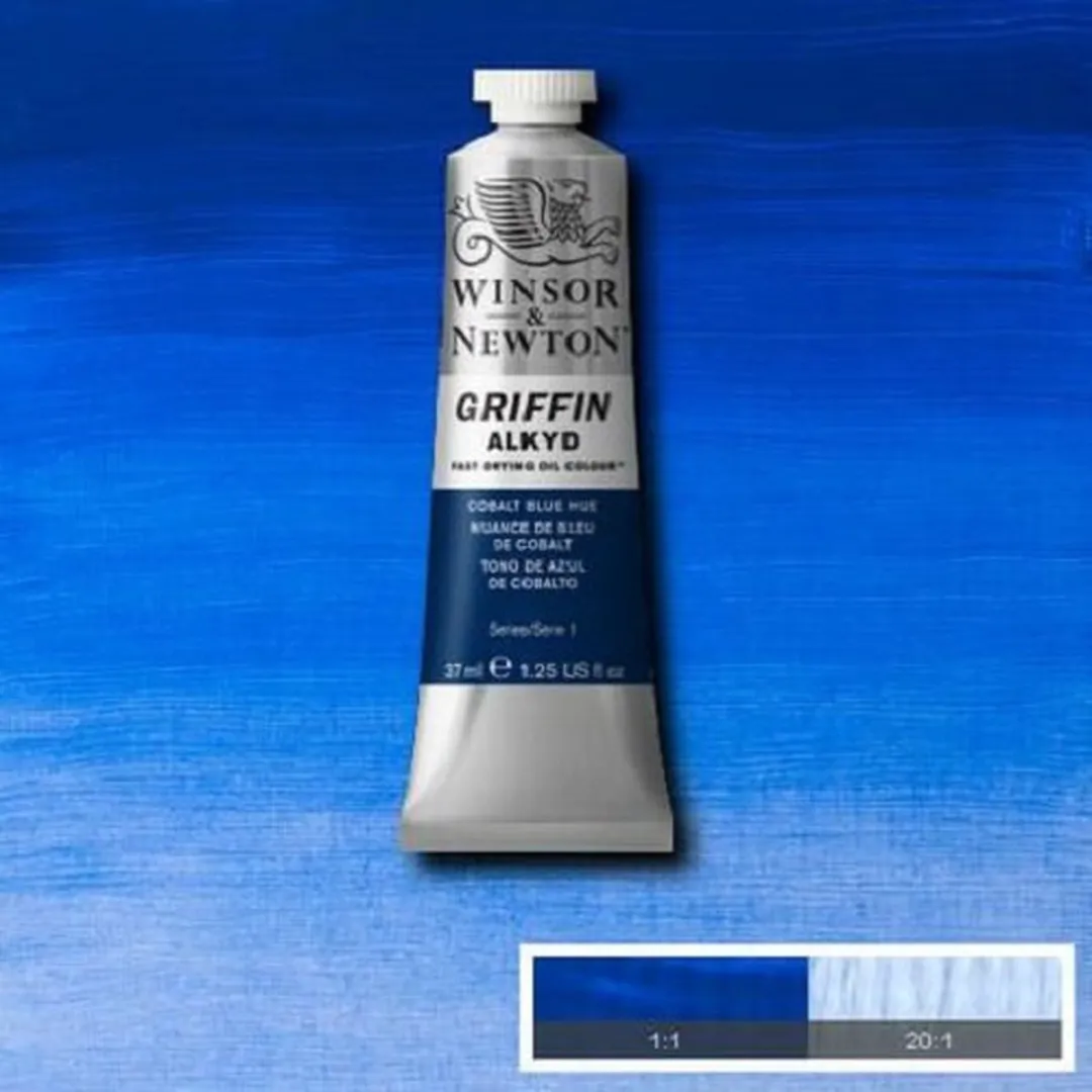 Winsor & Newton Griffin Alkyd Olieverf Cobalt Blue Hue 179 37ml