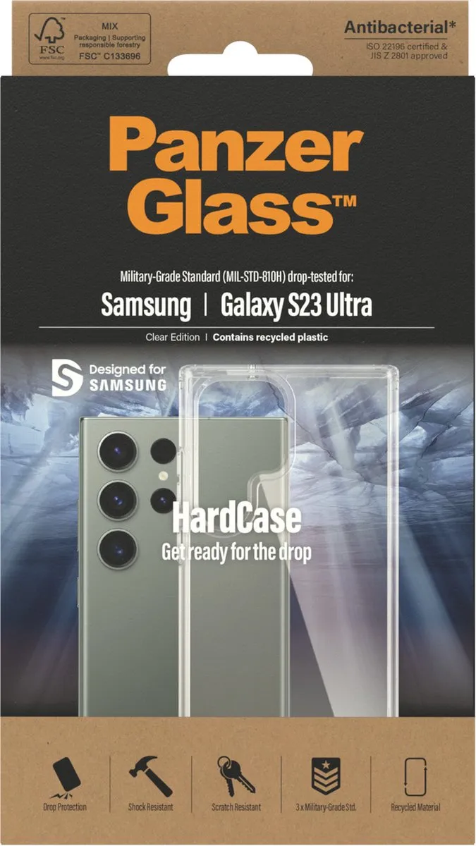 PanzerGlass ClearCase Hoesje Samsung Galaxy S23 Ultra - 5711724004353