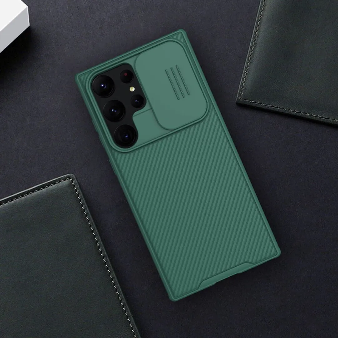 Nillkin CamShield Pro Hoesje Samsung Galaxy S23 Ultra - Groen