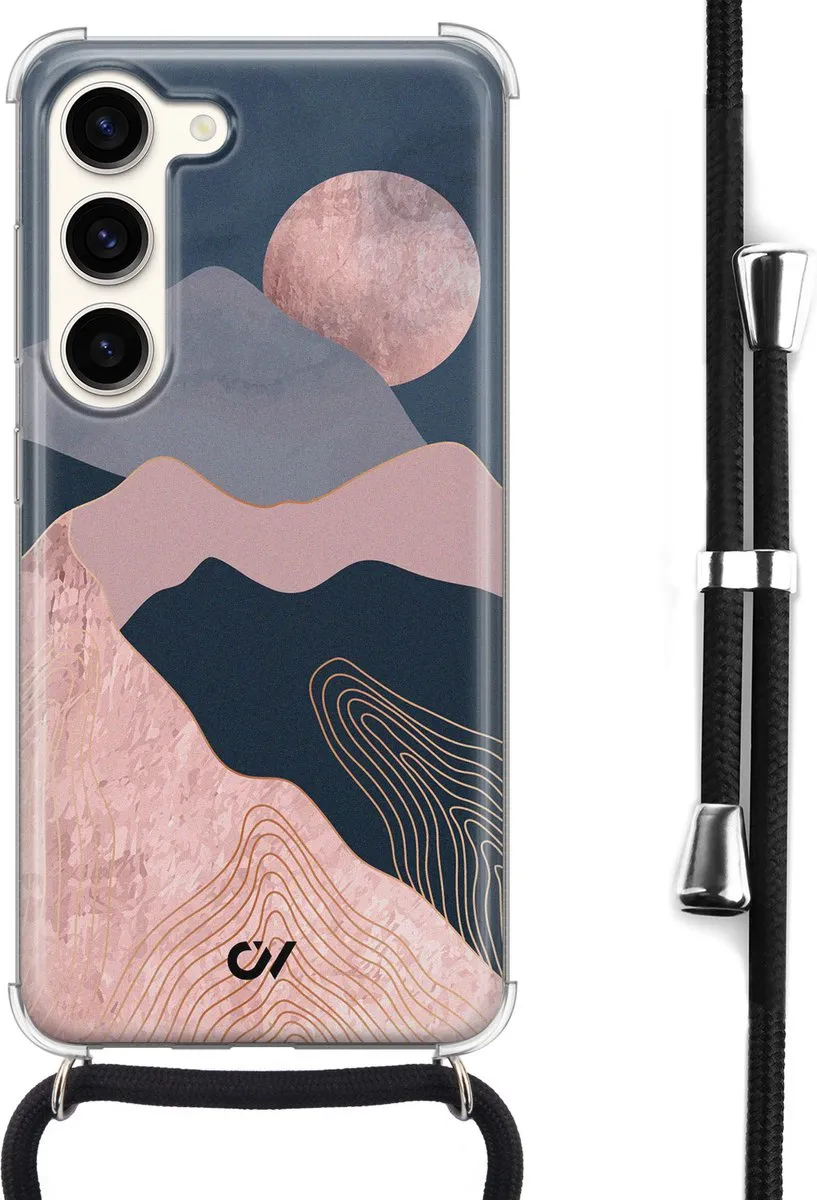 Casevibes Telefoonhoesje S23 Landscape Rosegold