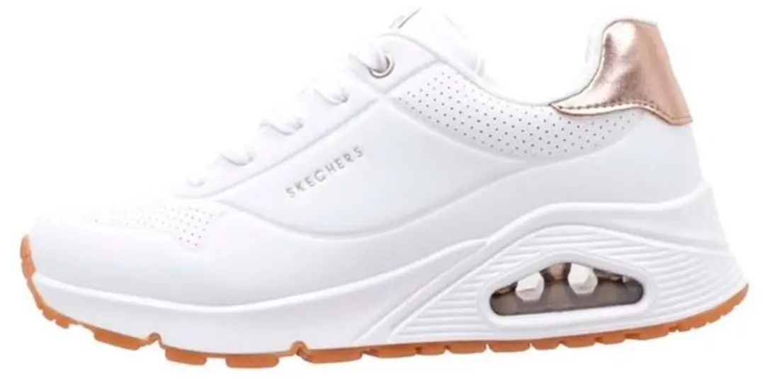 Skechers Uno Gen1 Kindersneakers - Wit - 33.5 - afbeelding 6 van 6