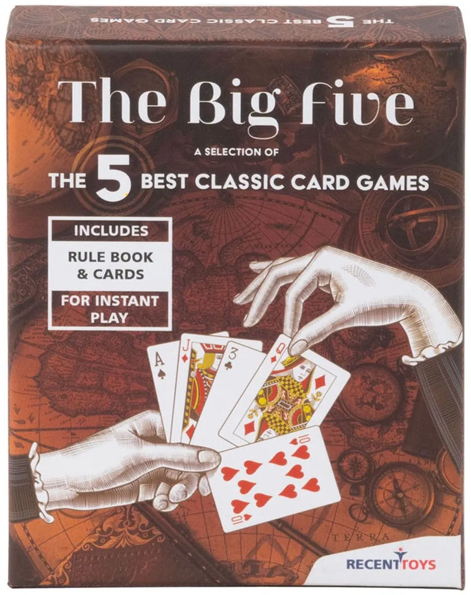 Recent Toys The Big Five Kaartspel - RT5128 - 2-6 Spelers
