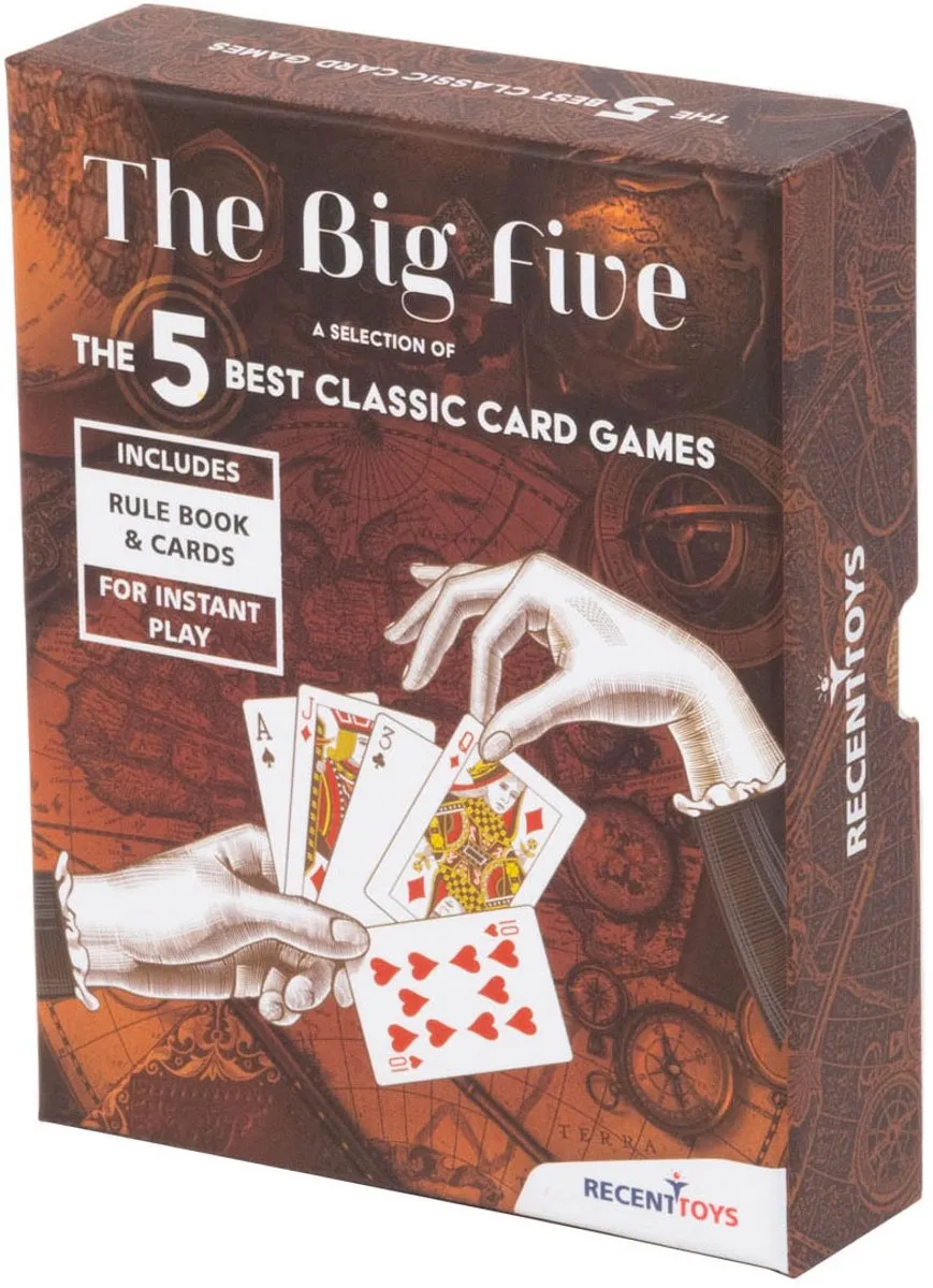 Recent Toys The Big Five Kaartspel - RT5128 - 2-6 Spelers