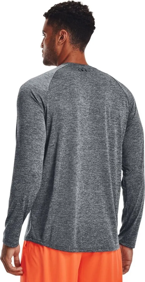 Under Armour UA Tech Shirt Lange Mouwen - Pitch Gray/Black - afbeelding 4 van 6