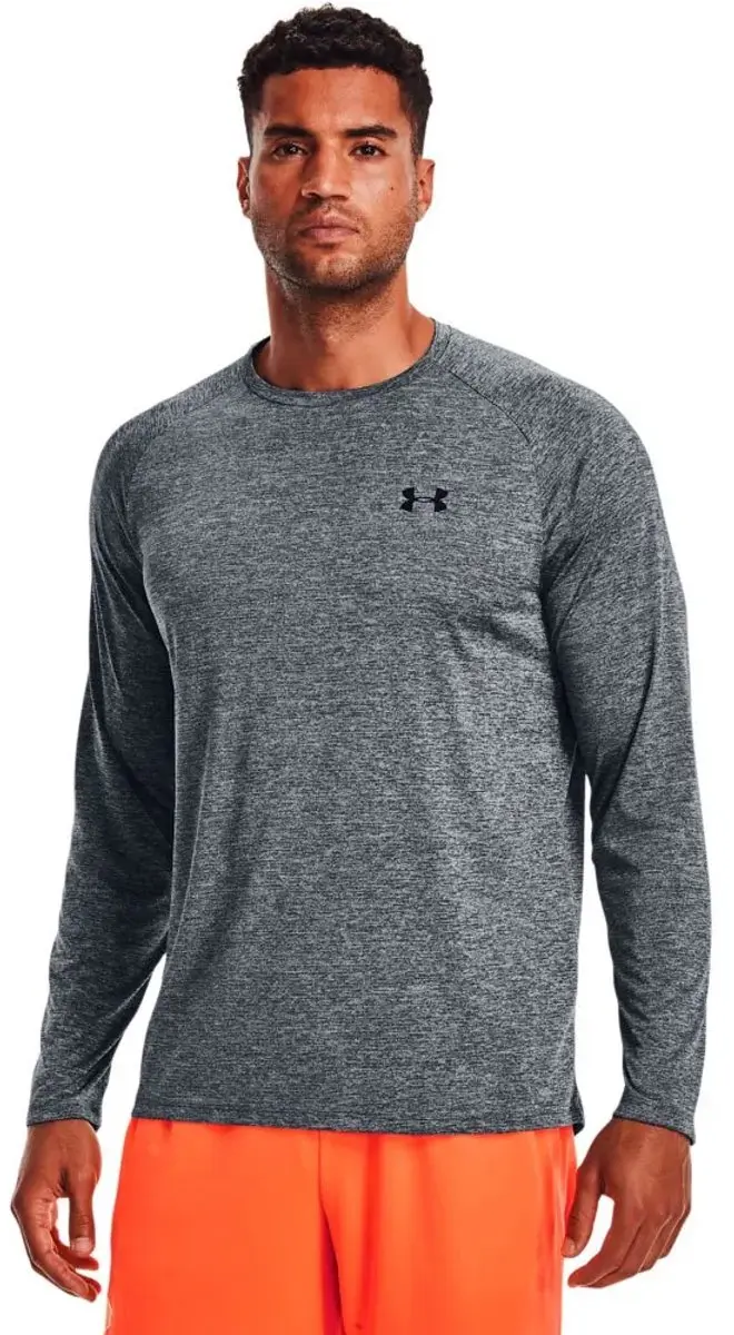Under Armour UA Tech Shirt Lange Mouwen - Pitch Gray/Black - afbeelding 6 van 6