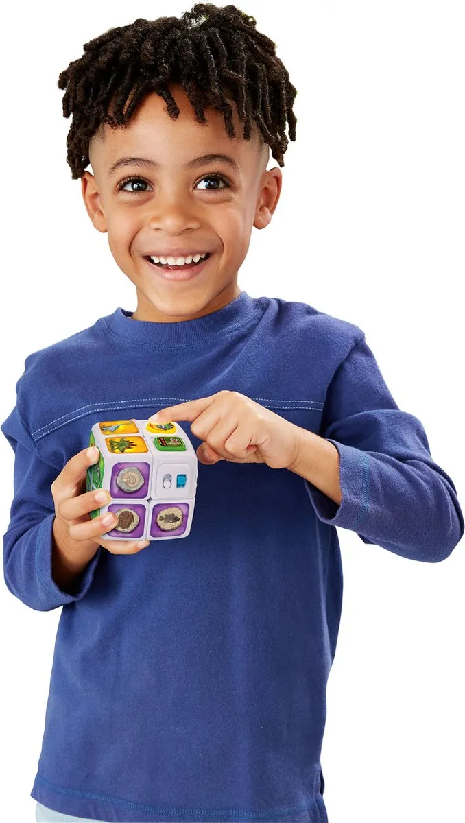 VTech Kubus Draai de Kubus Educatief Speelgoed - Dino's - Blauw