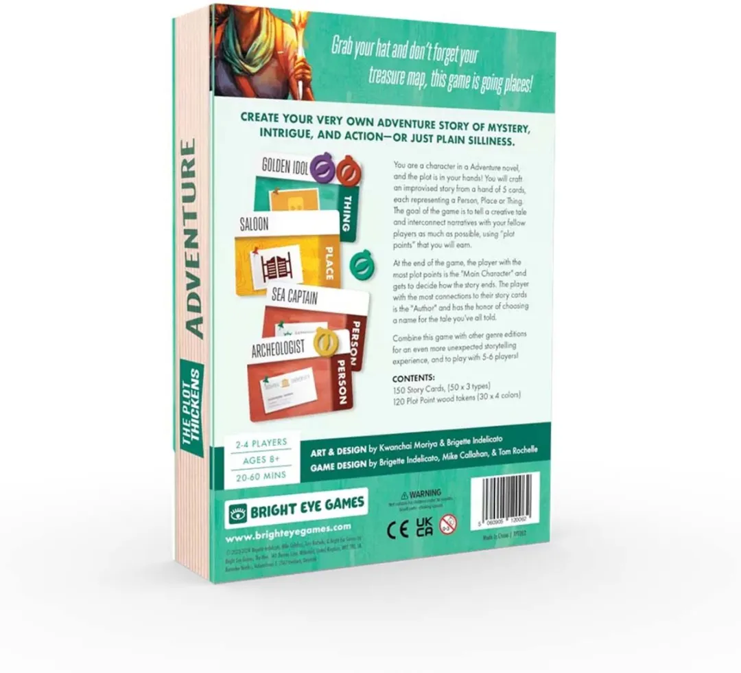 The Plot Thickens: Adventure Edition - Verhalend Kaartspel - 3-4 Spelers - Vanaf 14 Jaar - Engels