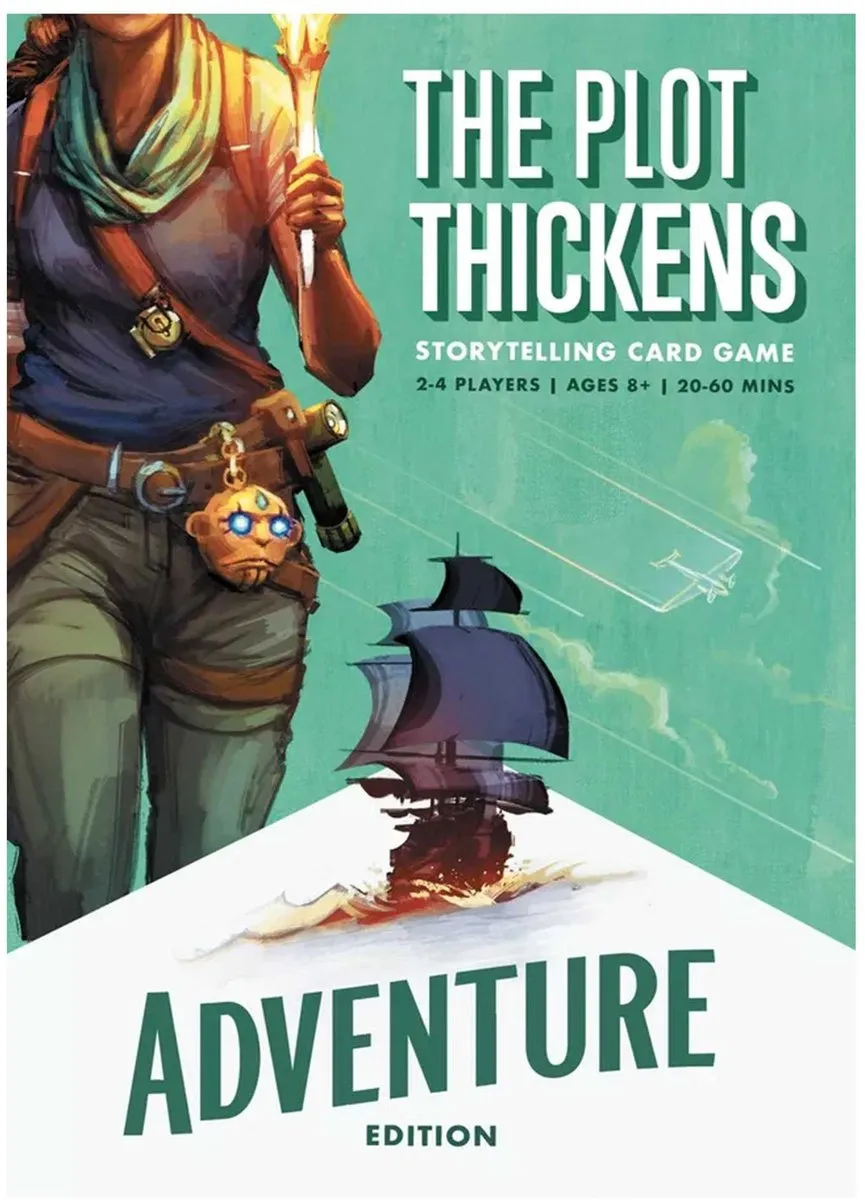 The Plot Thickens: Adventure Edition - Verhalend Kaartspel - 3-4 Spelers - Vanaf 14 Jaar - Engels