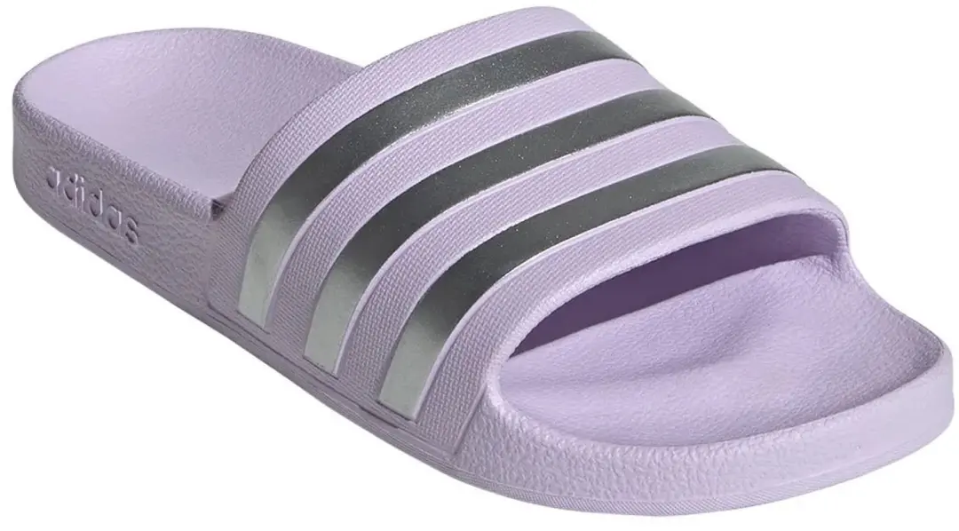 adidas Adilette Aqua Slippers - Lila/Zilver - afbeelding 3 van 6