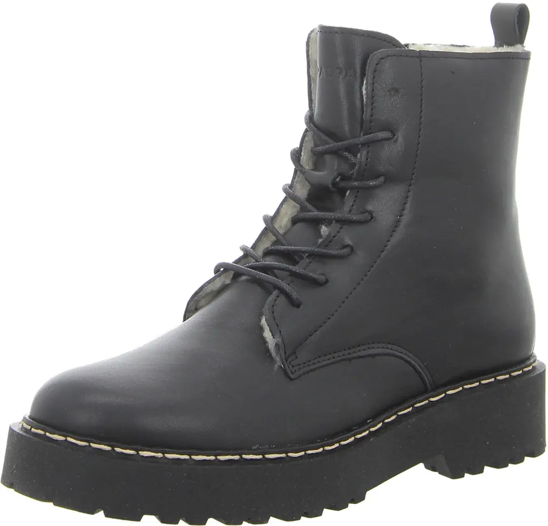 Palpa F8280_10 SAUVAGE MILITARY BLACK TEDDY dames laarzen zwart maat 40