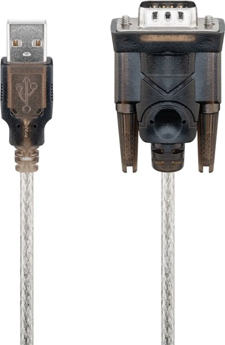 Goobay USB-to-Serial Adapter 68875 - Zwart