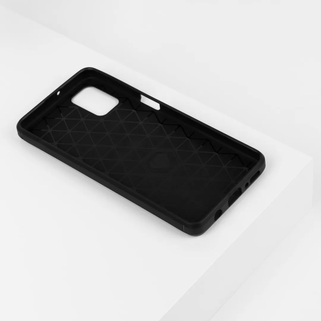 BMAX Carbon Soft Case Samsung Galaxy M31s - Zwart
