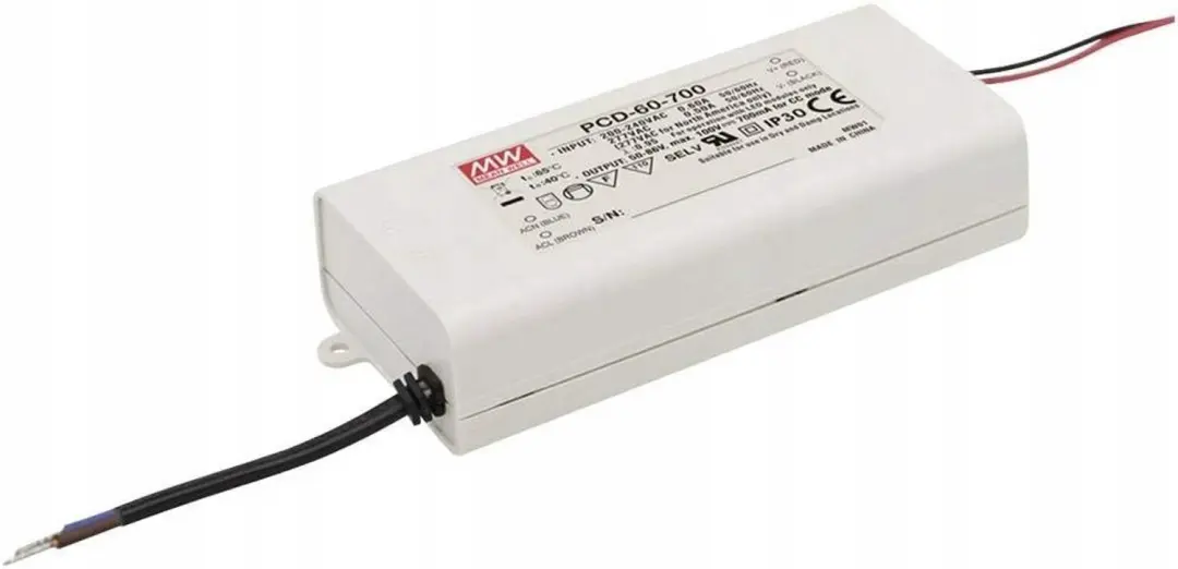 Mean Well PCD-60-700B LED-driver 60W 0.7A