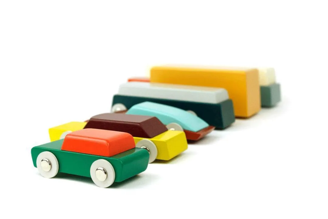 IKONIC - Houten Auto -Duotone Car #1 - Floris Hovers