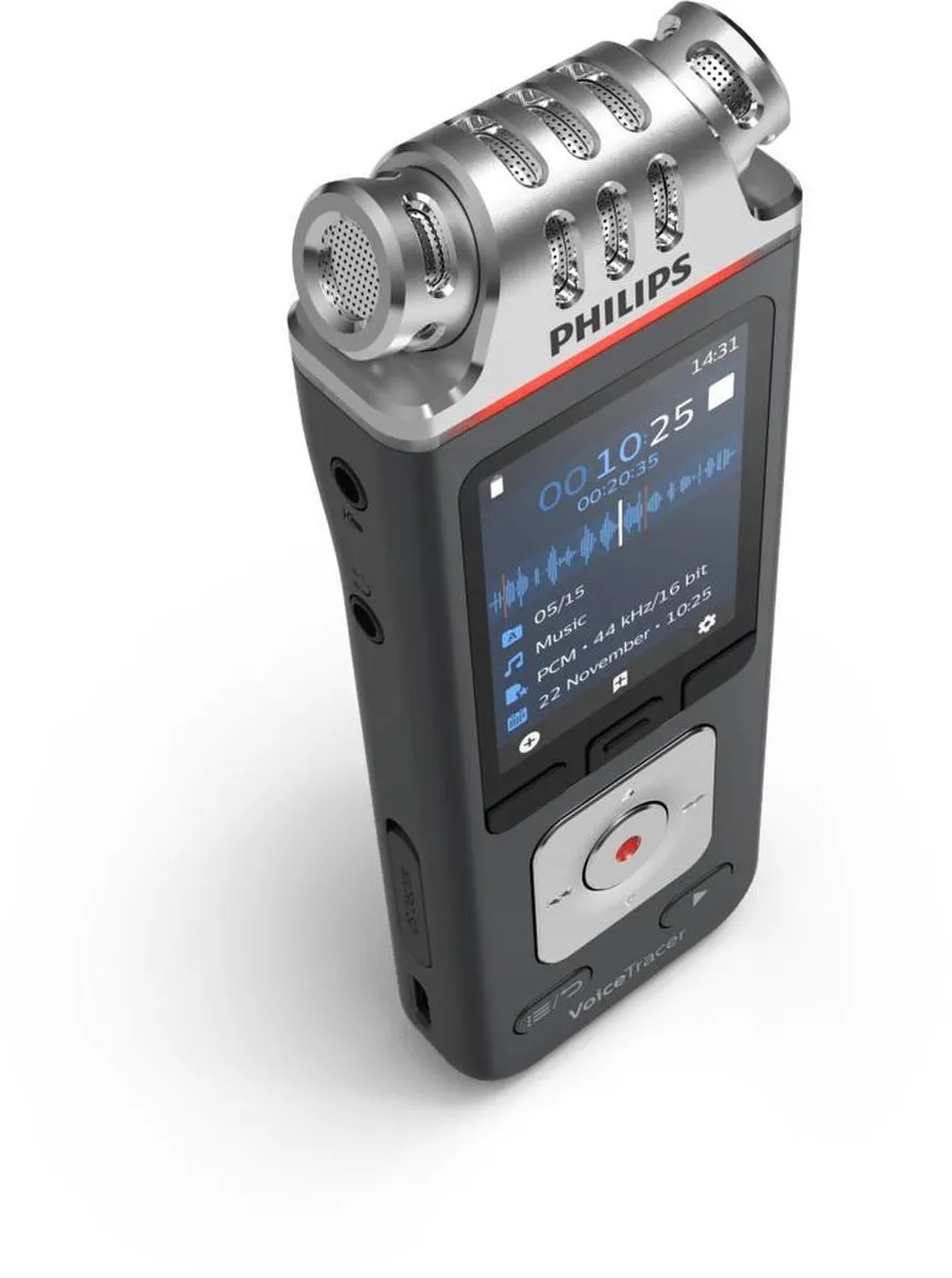 Philips VoiceTracer DVT71132 Audio Recorder - 8GB - Antraciet