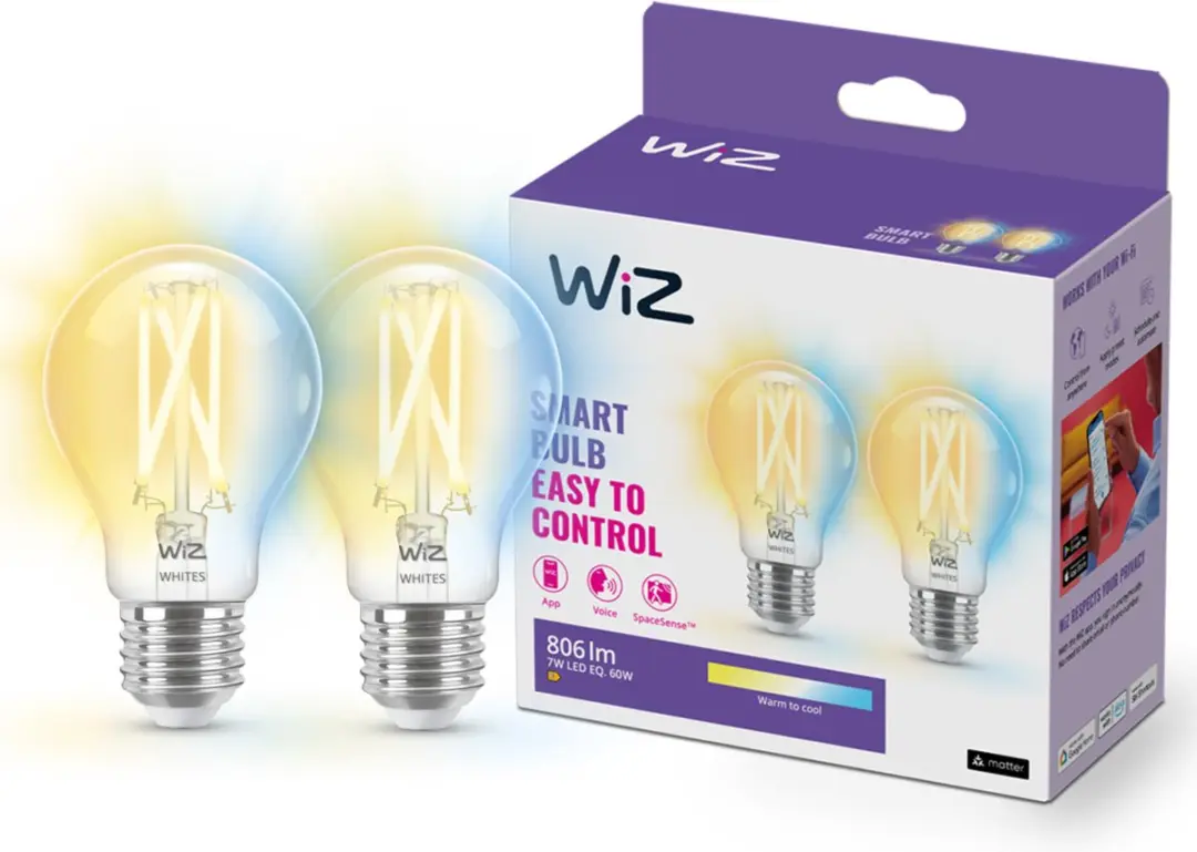 WiZ Filament Lamp E27 Wi-Fi