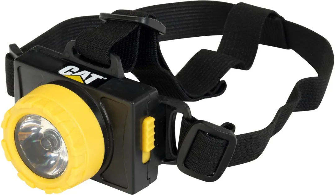 Klein Toys Caterpillar Hoofdlamp - Geel/Zwart