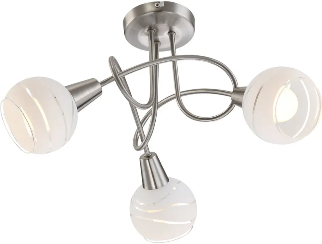 12 watt LED plafondlamp 3x spots spot spiraal verlichting