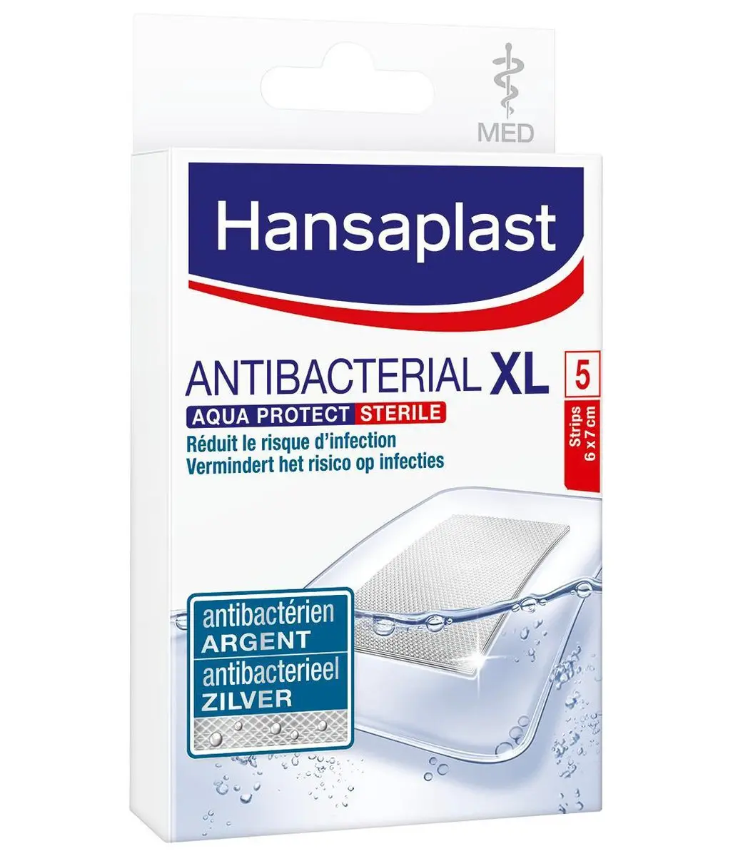 Hansaplast Aqua Protect Zilver XL Pleisters