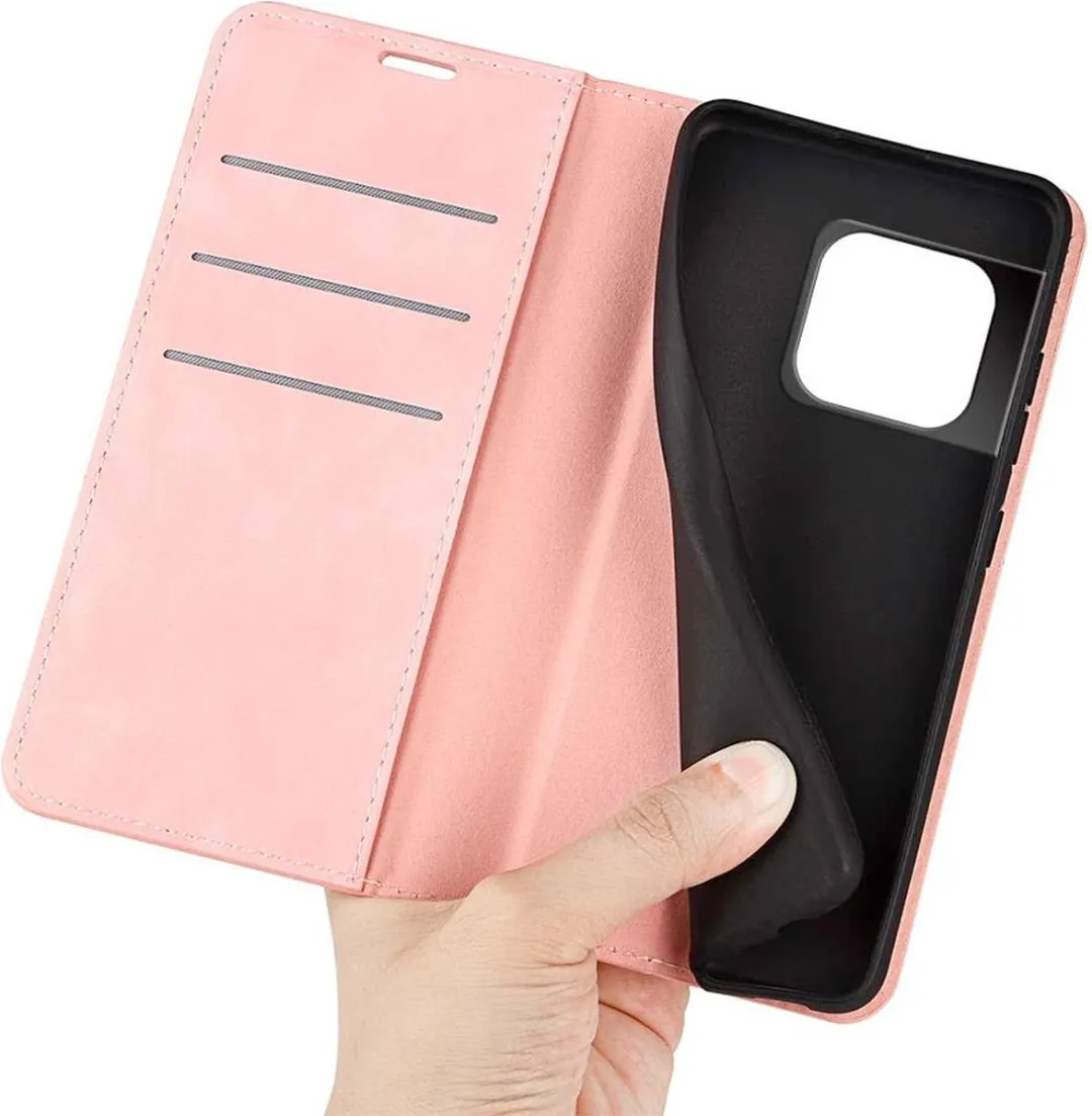 Just in Case OnePlus 10 Pro Bookcase Hoesje - Roze - afbeelding 6 van 6