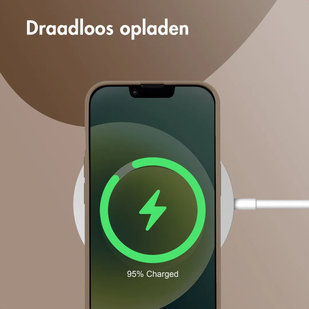 Imoshion Hoesje iPhone 16 Bruin - MagSafe niet