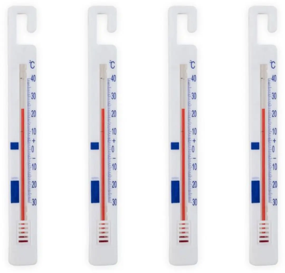Set van 4 thermometers voor koelkast/vriezer Fackelmann Tecno