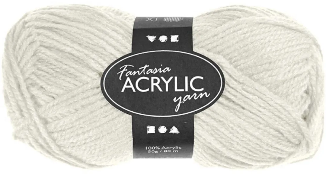 Creativ Company Creotime Fantasia Acryl Garen Crème 50g