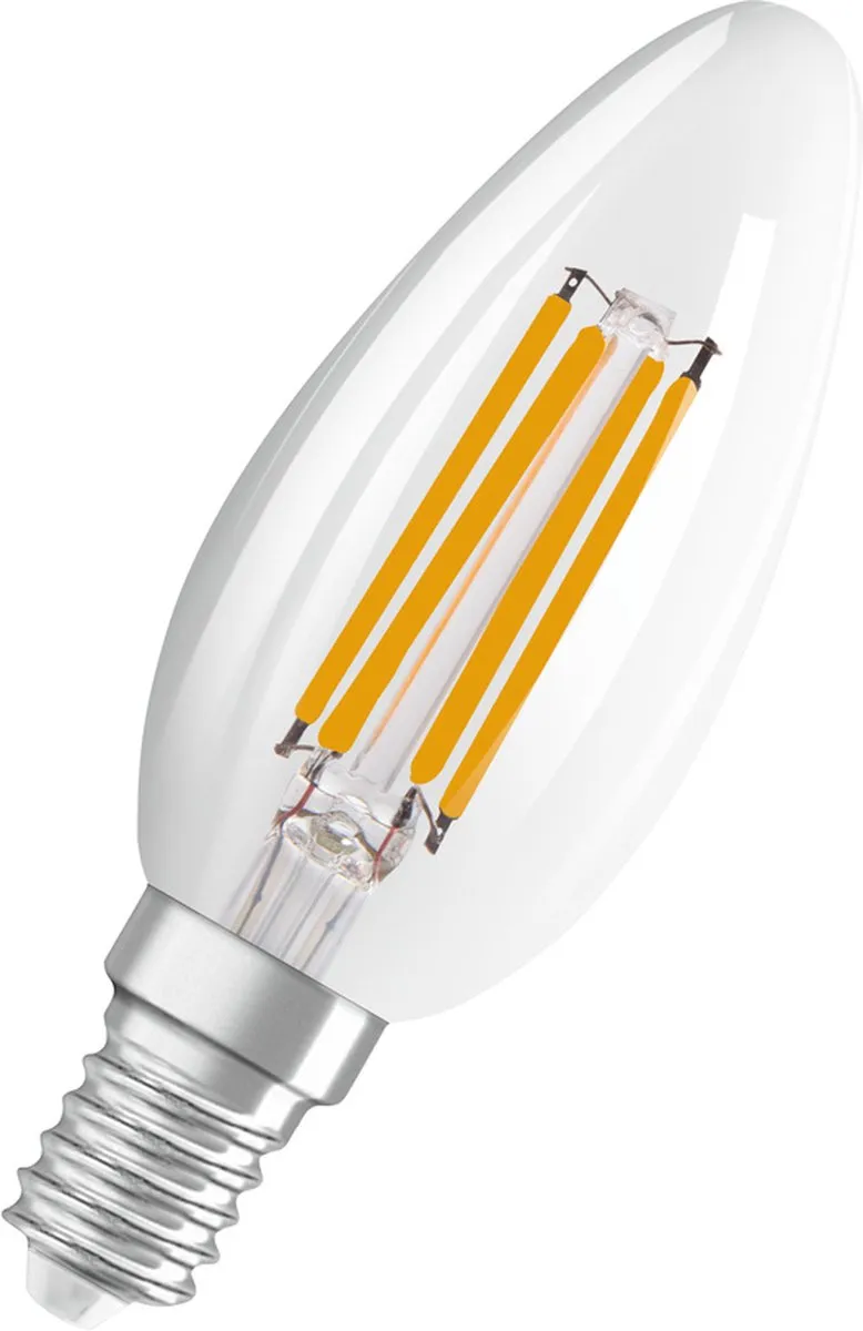 Osram LED Kaarslamp E14 4.5W Warmwit