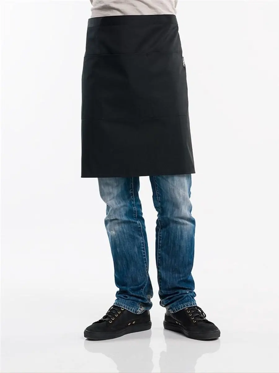 Chaud Devant Apron 3-pockets Black