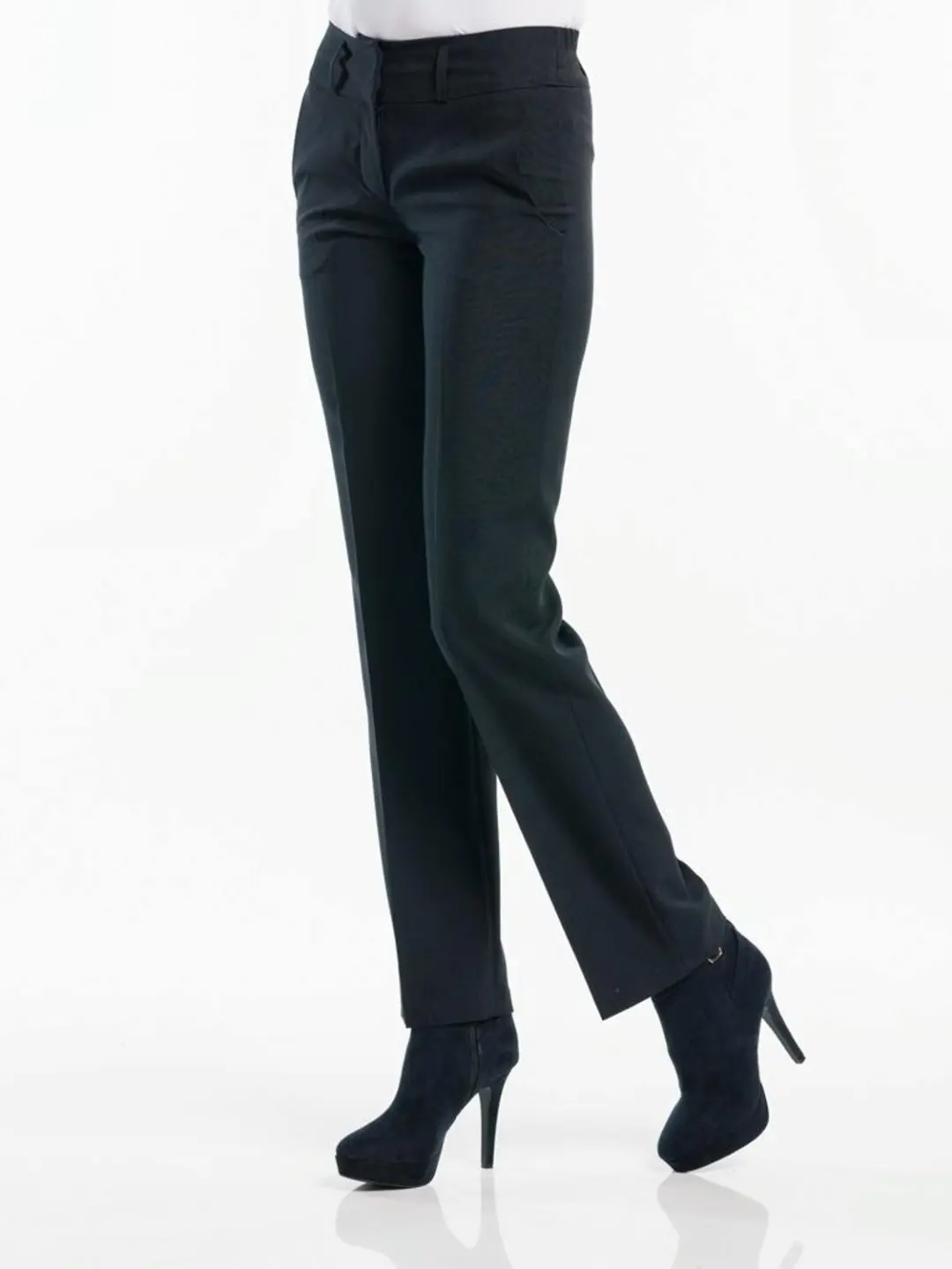 Chaud Devant Dames Zwart Pantalon