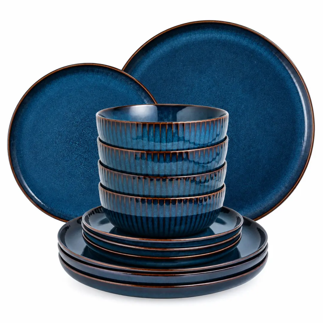 GIFTSET 12PCS DINNER SET BLUE
